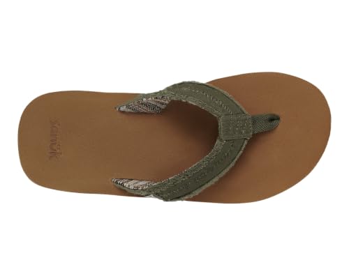 Image of Sanuk Fraid Not Mens Flip Flops - Lightweight Beach Sandals