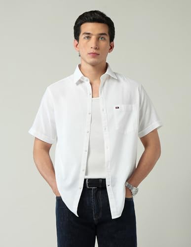 Image of AD by Arvind Modern Slim Fit Tartan Checked Shirt