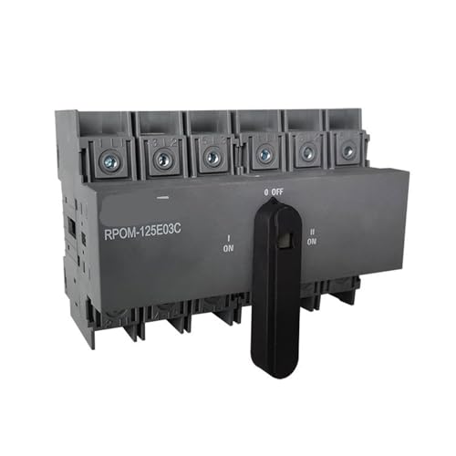 Interruptor de transferencia manual de corriente alterna RPOM-125E03C conmutador manual 2