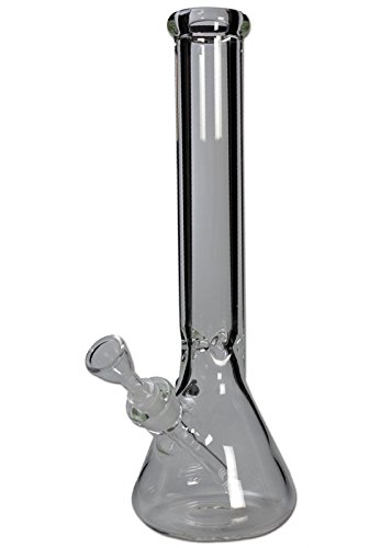 altrado Headshop Glas Wasserpfeife - Bong Kolben Ice 9mm 'Ohne Logo' - Ø 50mm - NS 19/14 - für Kräuter und Tee