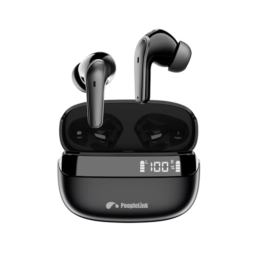 Image of TWS05 Earbuds up to 45 Hours Playback, Voice Assistant, App Connectivity,2-mic Clear Calls,3D Spatial Audio,Low Latency for Gaming, IPX4 TWS,12.4mm Drivers,Up to 46dB Hybrid ANC (Black)