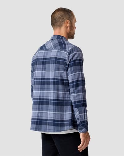 INTO The AM Long Sleeve Flannel Shirts for Men S-4XL Casual Button Down Regular Fit Plaid Shirt2