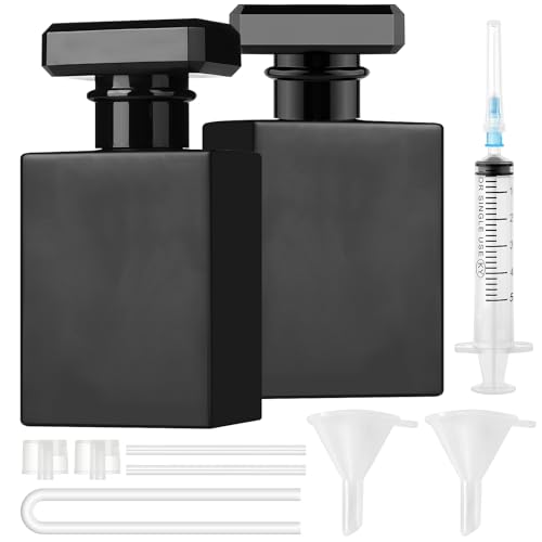 Maxumille 2 Stk Schwarz Parfümzerstäuber 50ml Set