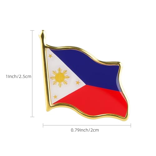 Image of Country Flag Brooch Metal Alloy Souvenir Pin Shirt Hat Backpack Jewelry Accessories Decoration Party Christmas Gift Badge International Travel Pin
