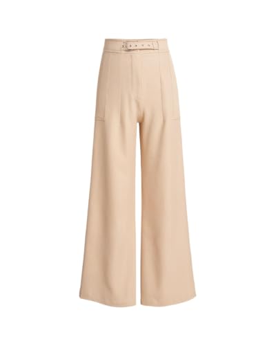 Women Wide Leg Pants High Waist Pants for Office Work Classic Trousers