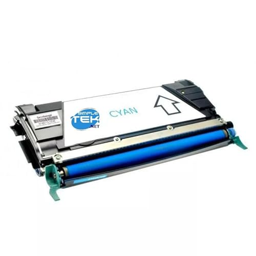 Toner cyan Lexmark X738 C734 haute fidélité Simpletek