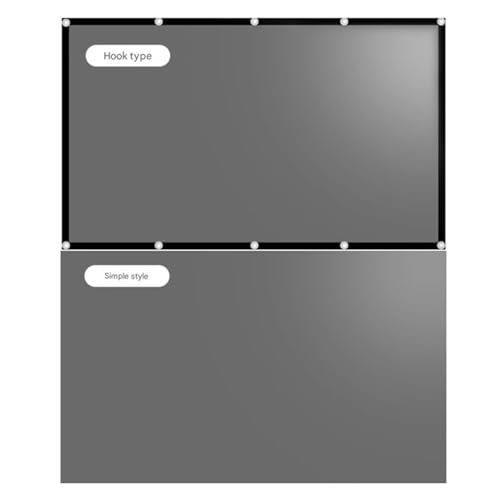 Pantalla para proyector portátil 84 pulgadas 16:9/4:3 miniatura 2