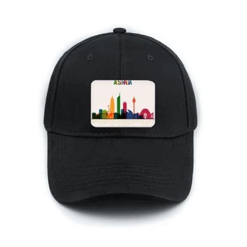 Casquette classique réglable noire Australie pour masquer le soleil avec style