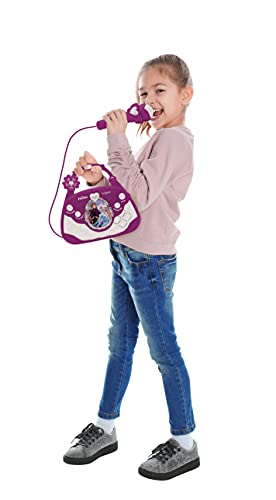 Lexibook, Frozen, Borsa Per Karaoke Con Microfono, Cambiavoce, Canzoni Demo, Effetti Luce, Microfono Incluso, Ingresso Aux-In, Viola, K102FZ - 6