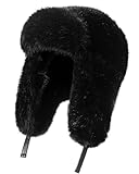 Winter Trapper Hat with Ear Flaps Windproof Thermal Insulated Ushanka Earflap Cap for Women and Men