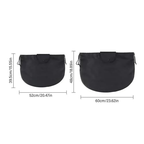 Sac de Rangement Casque Moto Pochette Transport Vélo Scooter L