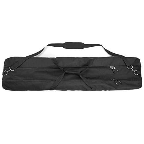 Speaker And Microphone Stand Gig Bag By Hola! Music, Dual Compartment, 50 Inch Long With Shoulder Strap #TOP1