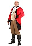 Fun Costumes Adult British Coat Plus Size Costume - Red - 2X