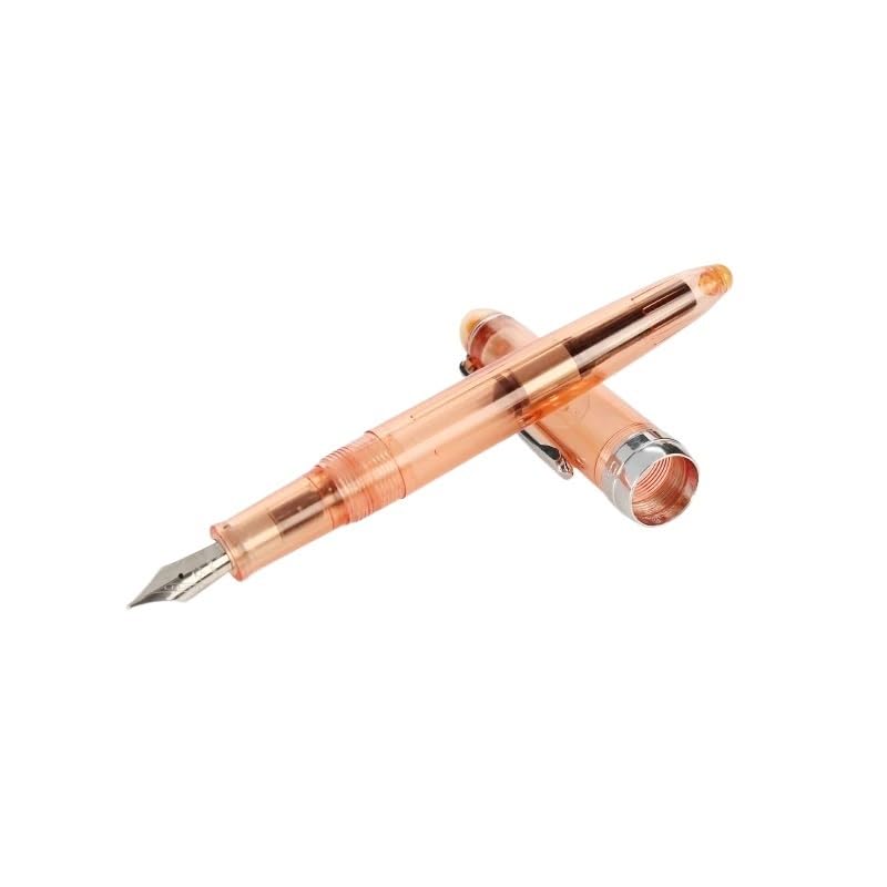 Stylo-plume à clip argenté pour fournitures scolaires et matériel de bureau de précision