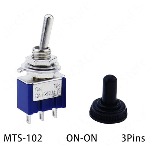 Interruptor mini DPDT de 6 mm con conmutación estable y capuchón impermeable 2