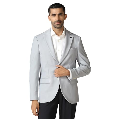 Image of Blackberrys Men's Textured Slim Fit Blazer