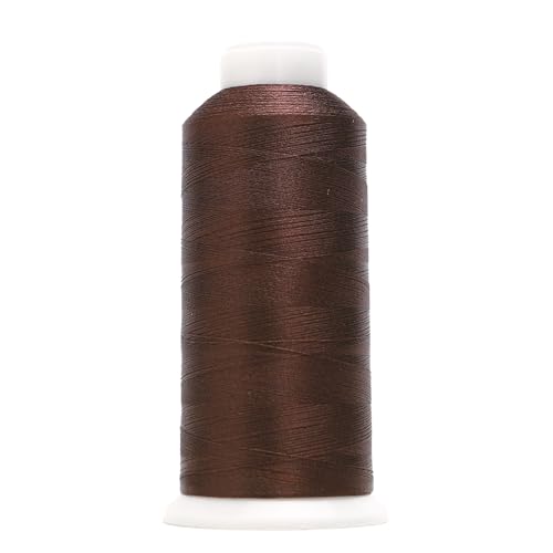 Image of High Tenacity Polyester Embroidery Machine Thread 40WT(120D /2) 4000M Per Spool for Commercial and Domestic Embroidery Machine (Coffee Bean-1659)