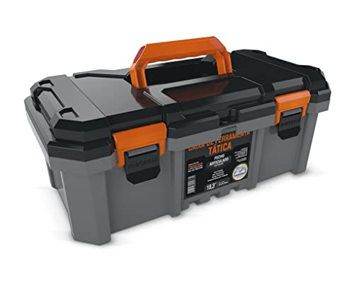 Caixa de Ferramentas Tática Cinza 18,3' Metasul