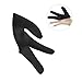 NOLITOY Heat Resistant Three Finger Cover Hairdressing Finger Glove Insulated Manicure Gloves for Styling Hair Men