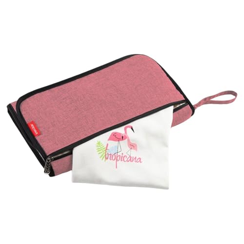 Almohadilla portátil de pañales, alfombra de cambio de pañales portátiles | Bolsa de almacenamiento de pañales para niños pequeños | Cambio de peso ligero para parques, centros comerciales, restaurant