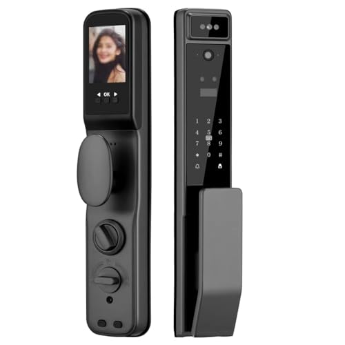 Serrure connectée reconnaissance 3D avec empreinte et carte