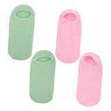 DONFAMDS 4stücke Feuchtigkeitsspendende Gel Socken Für Trockene Rissige Füße Intensive Pflege Für Fußmasken Und Fußpflege Zu Hause Für Geschmeidige Und Weiche Haut