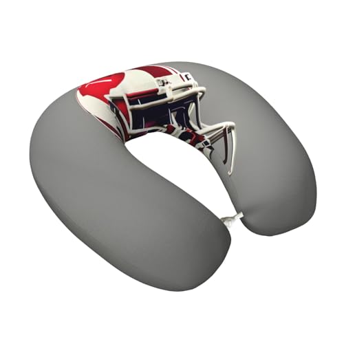 Almohada de viaje negra de espuma viscoelástica miniatura 2