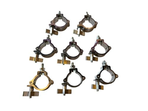 LEO- LEON Stage Lighting Truss Round Clamp, 2 Inch Aluminium Hook...