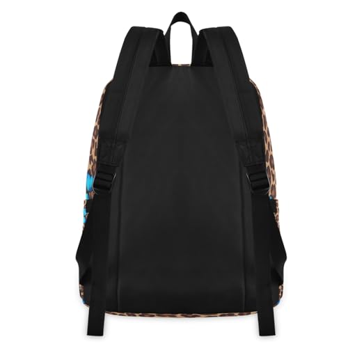 Sacs d'école imperméables léopard et sac à dos scolaire souple pour voyage de jeunesse - 5