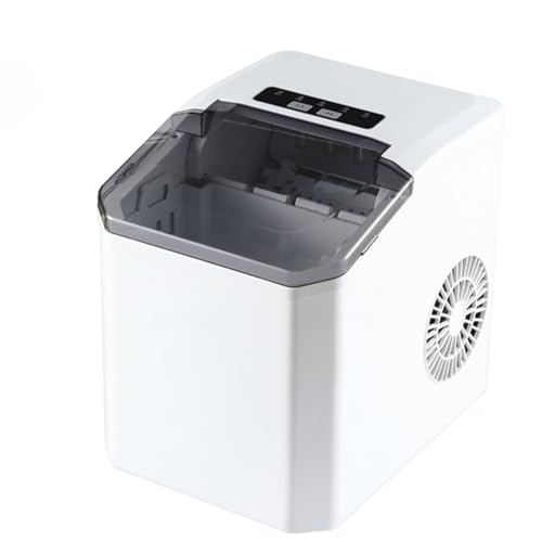 Fabricadora de hielo, ajuste inteligente de tamaño, compresor de alta eficiencia, diseño portátil, hielo tipo bala de 2 mm, disfruta de una experiencia refrescante y nueva