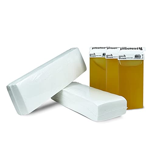 Pack 200 Bandas Depilatorias + 3 Cartuchos de Cera Roll On Miel