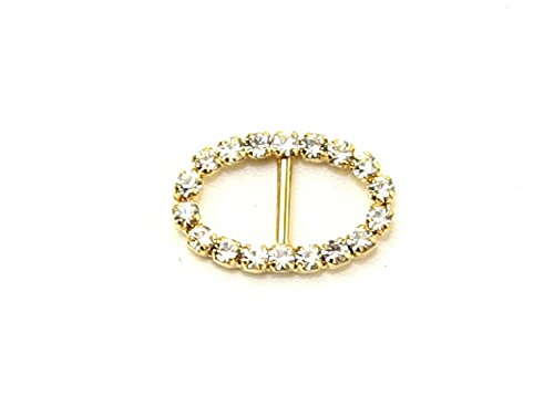 Diamante Oval Buckle