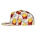 Unisex Adult French Fries Baseball Cap Snapback Dad Hat for Camping Golf Outdoor Activities, Fashionable Adjustable Snap Military Cap, One Size Fits Most