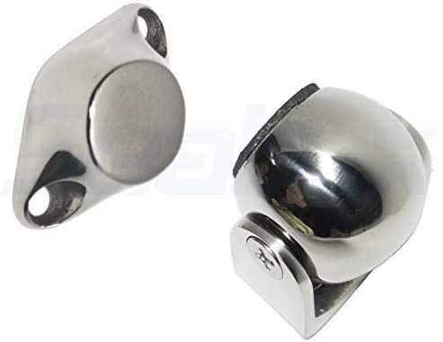 SeaLux Marine 316 Stainless Steel Pivoting Magnetic Door and Window Holder Set