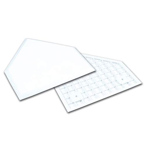 Champro Home Plate without Spikes, Box (White)