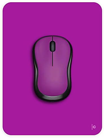 Small Mouse Pad 6 x 8 Inch, Audimi Mini Mouse Pad Thick for Laptop Wireless Mouse Home Office Travel, Portable & Washable Black