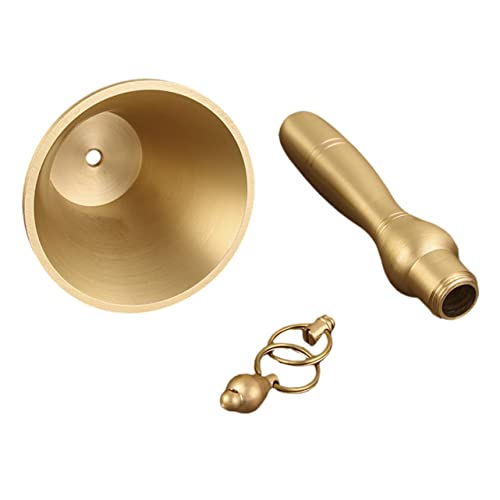 Parliky デスクリングベル barbell toy トイ べる 結婚式のハンドベル 子供用ハンドベル レストランのサービスベル お寺の鐘 ドアベル クリスマスベル ホテルサービスベル 銅