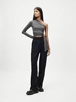 LeGer Leia Longsleeve - Langarmshirt Damen im One-Shoulder-Design - körpernahe Passform - Oberteil aus Jersey - Mode für Damen - by Lena Gercke - Gr. 34-44 – Ansicht 4