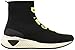 Diesel Men's SKB S-KB ATHL Sock-Sneaker mid, Black/Yellow Fluo, 11 M US