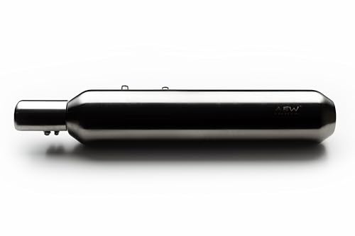 Image of TE 202 EXHAUST FOR SUPER METEOR STAINLESS STEEL MATT