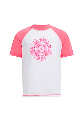 Image of Kanu Surf Girls' Karlie Rash Guard UPF 50+ Sun Protection Short Sleeve Swim Shirt