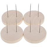 Conception fiable à double aiguille : le support à double aiguille assure un maintien sûr de vos poupées, évitant tout basculement ou chute accidentelle. support décoratif pour poupées et figurines