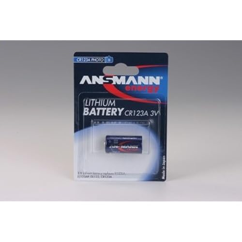 ANSMANN CR123A Special Lithium Battery with high Capacity for Clocks, radios, Remote Controls, Telephones, etc. (1-Pack)