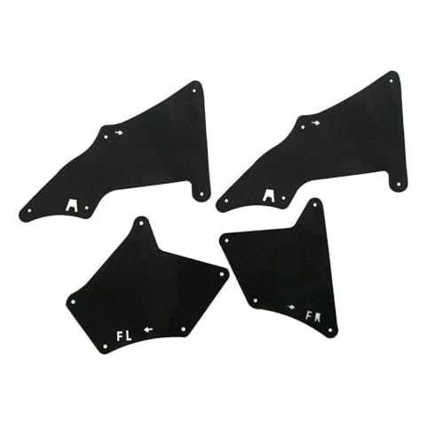 Sluffs Splash Shield Wheel Liner Apron Seal Flaps Flares Left Right Front Rear Strong Quality Rubber for Lexus for GX460 10-19 for GX470 03-09,for Toyota for 4Runner 03-19 for FJ Cruiser 07-14 Cover