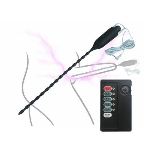 Silicone Rubber Urethral Plug Suit-Male Relaxation Tool for Men-Spiral