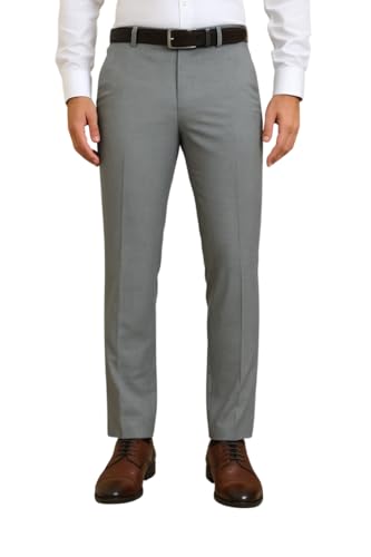 SaintX Men's Premium Stretchable Formal Trouser with Techno Flex ...