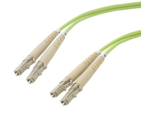 L-COM - FODLC-OM5-15 - Fibre Cord, LC Duplex-LC Duplex, MM, 15M