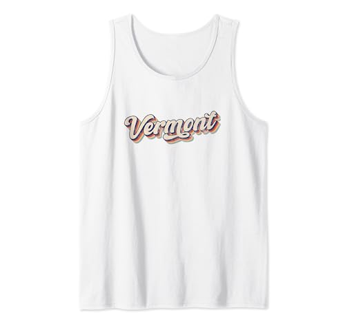 Vermont Vintage Retro Design Tank Top