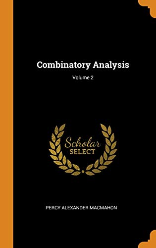 Preisvergleich Produktbild Combinatory Analysis; Volume 2