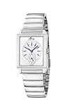 LOTUS Orologio da uomo 19076/2 Square Series Cassa in acciaio inossidabile argento cinturino in acciaio inossidabile argento